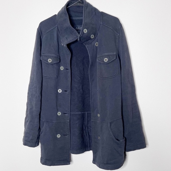 Prana Gray Car Coat Size Medium Women’s - Picture 1 of 4